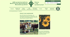 Desktop Screenshot of lab-agrarberatung.de