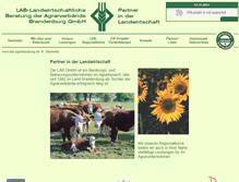 Tablet Screenshot of lab-agrarberatung.de